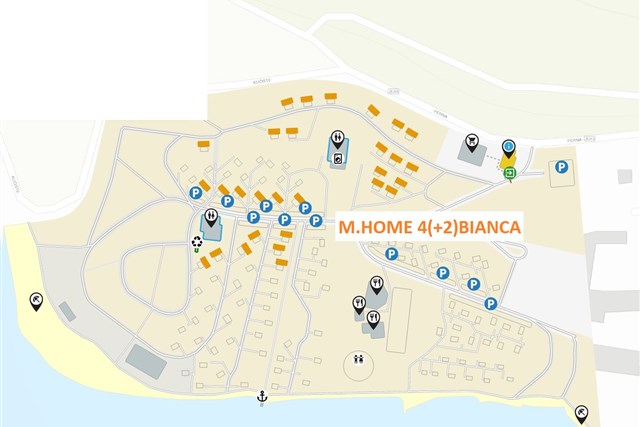 Mobilné domčeky PERNA - M.HOME 4(+2)BIANCA