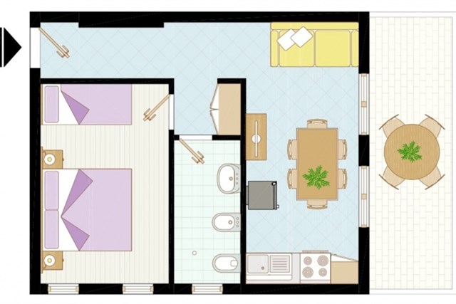 Apartmány MARINA GRANDE - apartmán B5