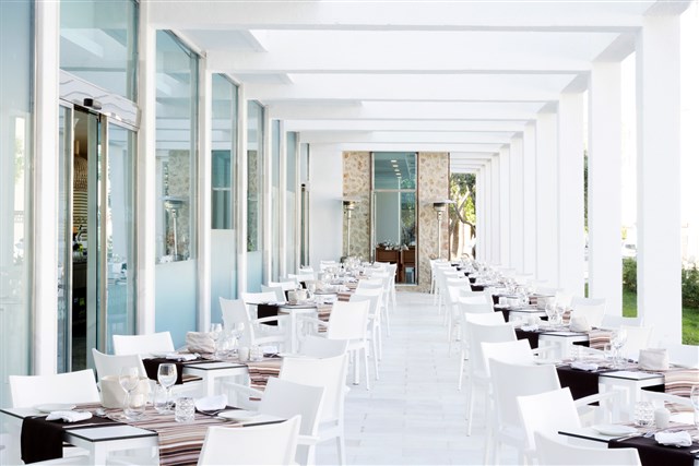 Hotel MARSENSES PUERTO POLLENSA - ADULTS ONLY - venkovní posezení restaurace
