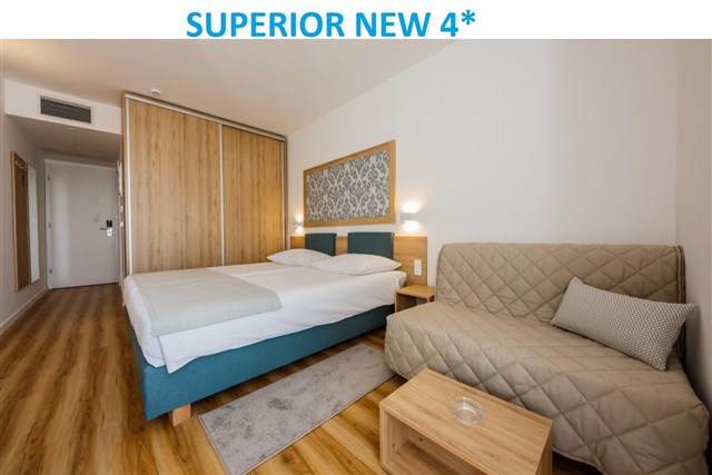 Hotel MEDENA - Dotované pobyty 50+ - izba - 2(+1) BM SUPERIOR NEW