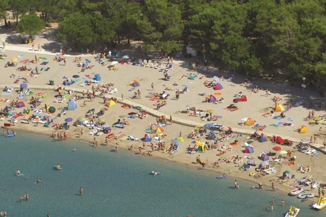 Mobilné domčeky Adriatic Kamp Zaton - Mobilní domky Adriatic Kamp Zaton, Zaton - pláž