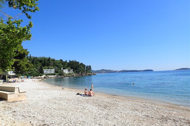 Vily MLINI - Mlini, Chorvátsko - pláž