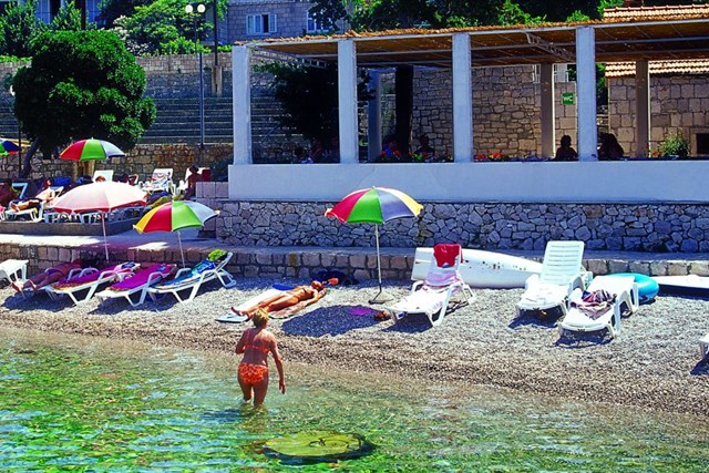Hotel PARK - ostrov Korčula, Korčula - pláž