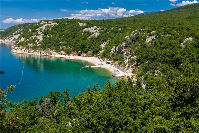 Bungalovy KAČJAK - Crikvenica, Chorvátsko - pláž